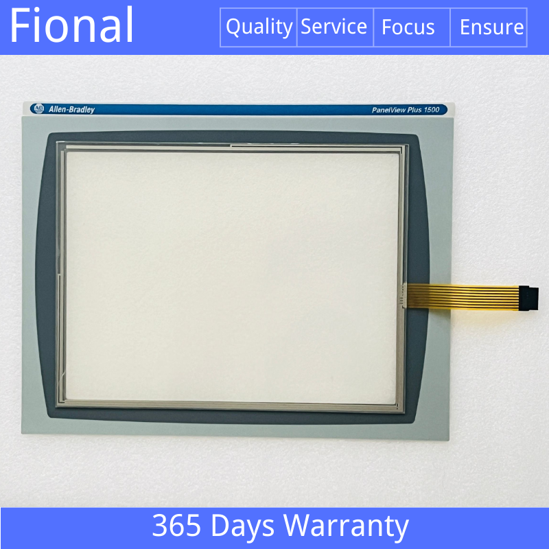 Touch Screen Glass PanelView Plus 1500 2711P-RDT15C 2711P-RDT15CB+Overlay Film