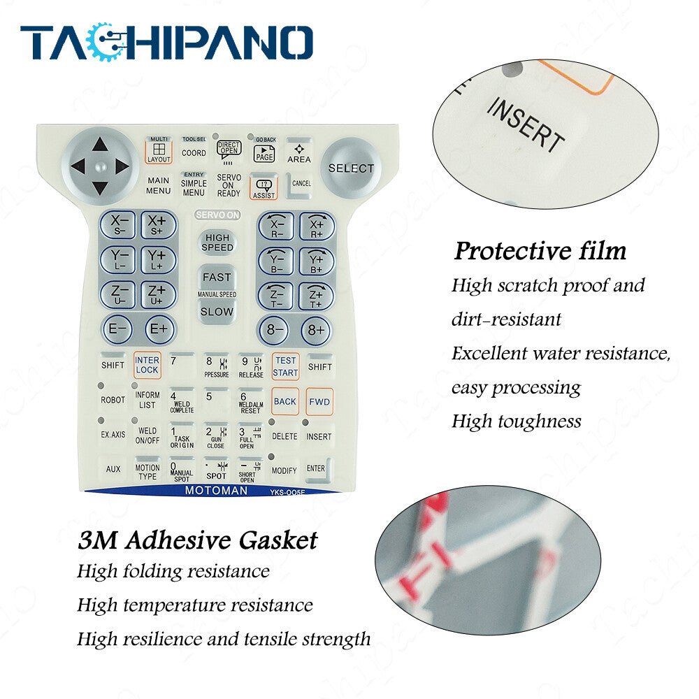 Protective Film for Yaskawa DX100 JZRCR-YPP11-1 Robot Teach Pendant Membrane