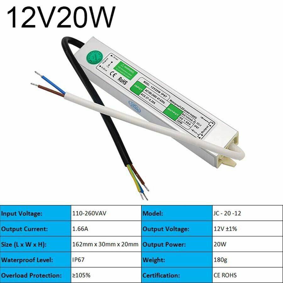 3V/5V/9V/12V/13.8V~48V 10W~3500W DC Regulated Switching Power Supply