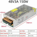 3V/5V/9V/12V/13.8V~48V 10W~3500W DC Regulated Switching Power Supply