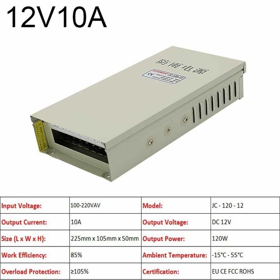 3V/5V/9V/12V/13.8V~48V 10W~3500W DC Regulated Switching Power Supply