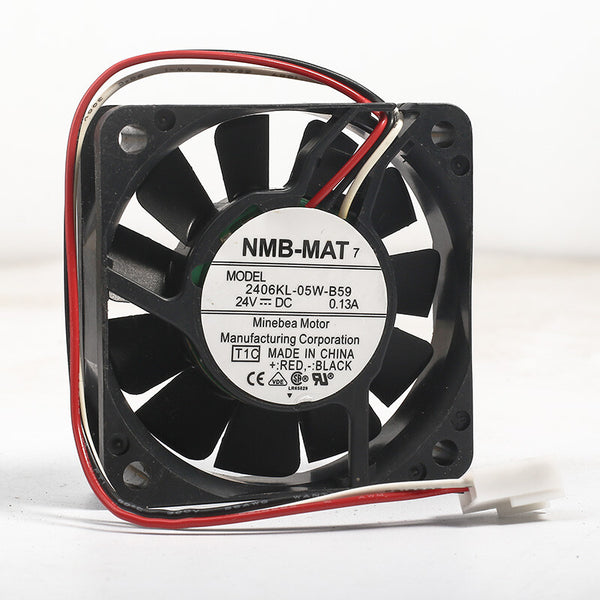 1PCS NMB 2406KL-05W-B59 Fan DC24V 0.13A 60*60*15 3pin