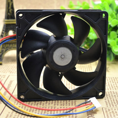 Nidec T92T24MMA7-58 DC 24V 0.08A 90*90*25 9CM 4 Wire Ball Bearing Cooling Fan