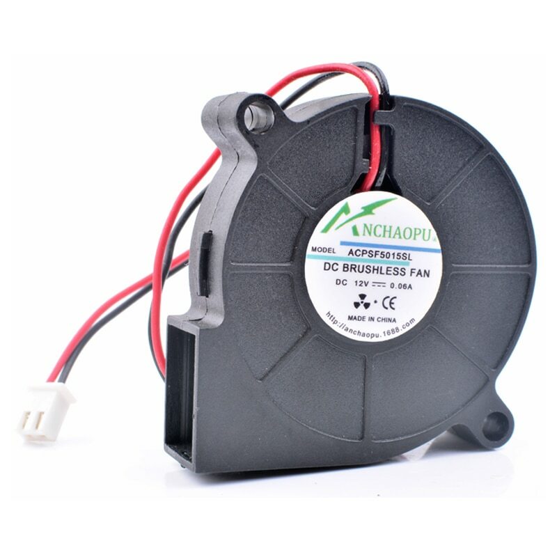 ANCHAOPU SF5015SL 5015 12V 0.06A quiet humidifier built-in blower cooling fan