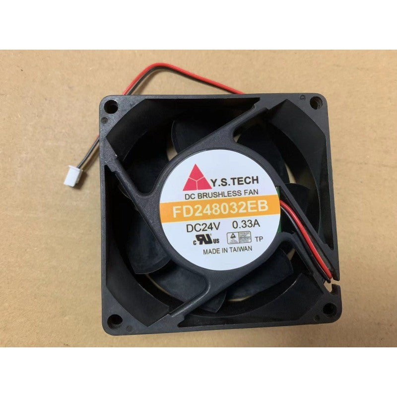 Y.S.TECH FD248032EB Fan 24V 0.33A 2pin 80*80*32mm Free Shipping