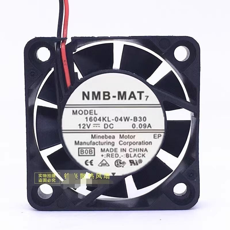 NMB 1604KL-04W-B30 12V 0.09A 4CM 4010cm 2-Wire Cooling Fan
