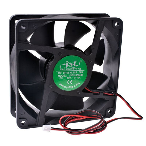 JSF12038HB 12cm 120mm fan 120x120x38mm DC24V 0.40A cooling fan