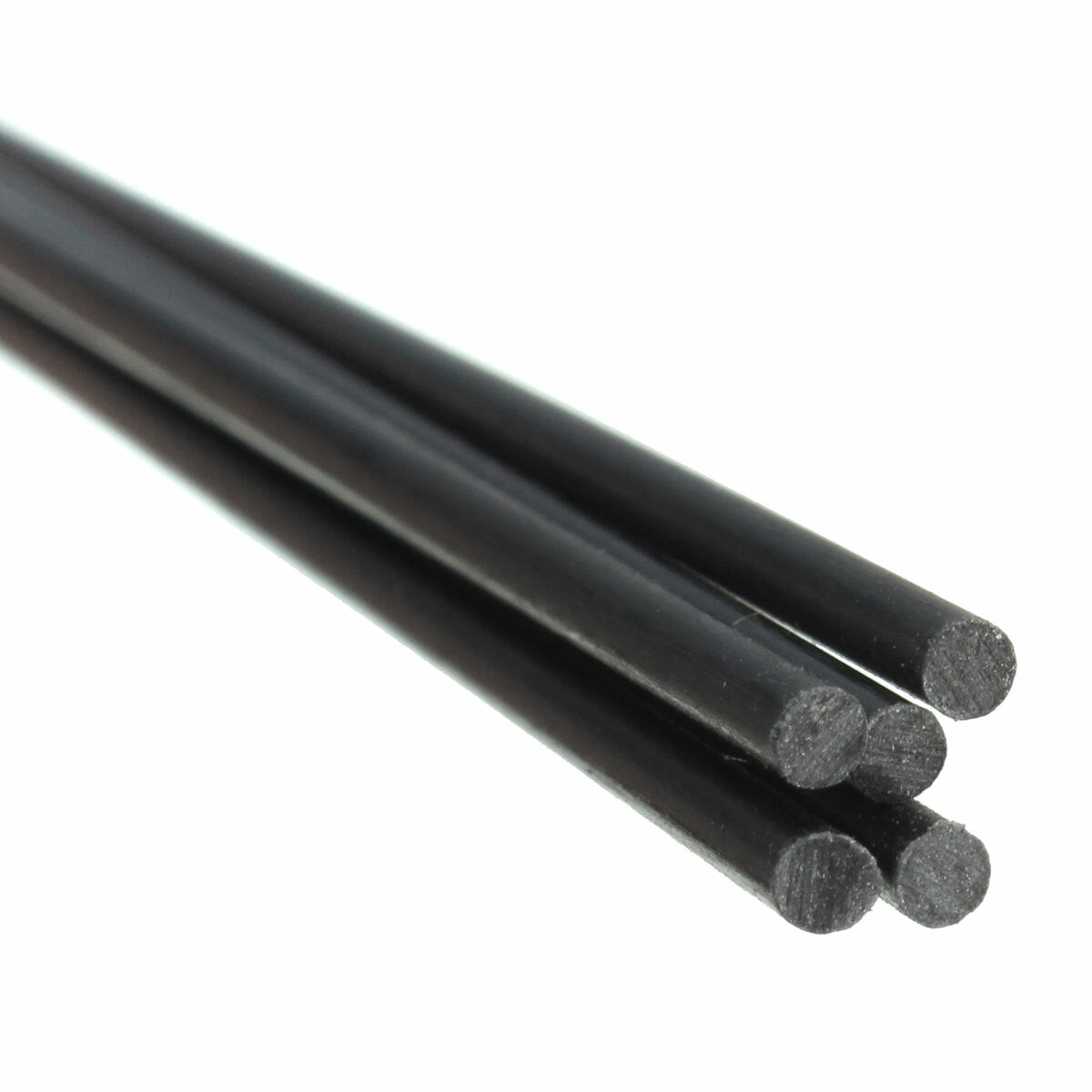 8mm/ 10mm Diameter x 500mm Carbon Fiber Solid Rod Round Bar Pin For RC Airplane