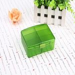Medicine Pill Box 6 large Grids Pills Box for Vitamin/ capsule pill case