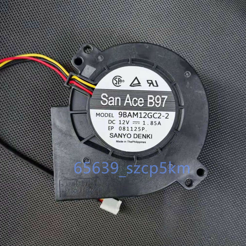 SAN ACE 9BAM12GC2-2 DC 12V 1.85A 3Pin turbofan Cooling Fan