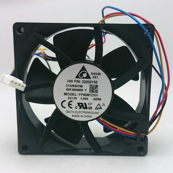 Delta FFB0812XH 80*80*25mm DC 12V 2A 4 Pin Powerful PWM cooling fan