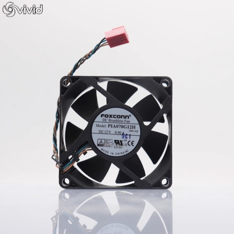 Foxconn PIA070G12H 12V 0.90A 7025 7CM Cm 4-Wire Cooling Fan Brand New