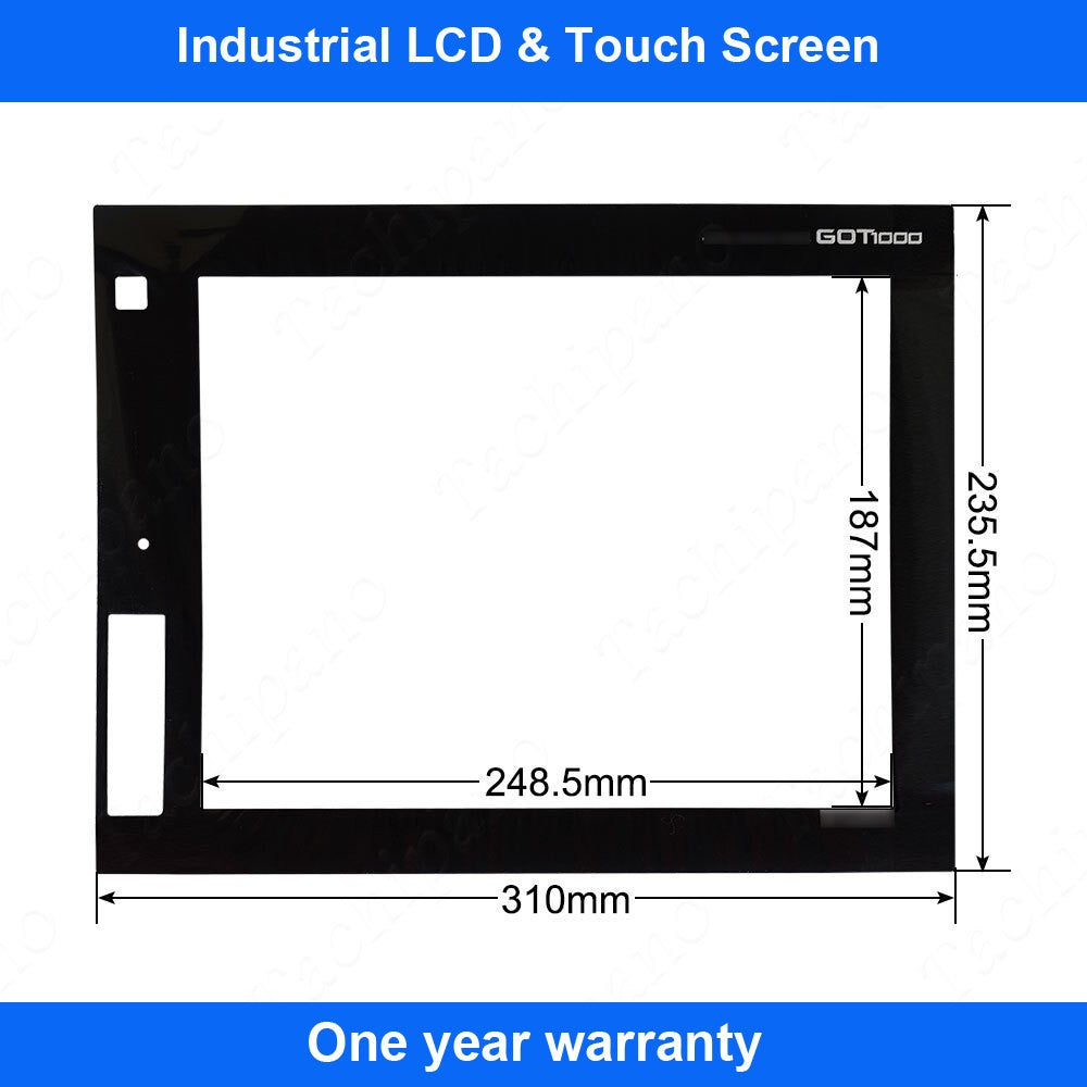GT1685M-STBD Touch Screen for GT1685MSTBD Mitsubishi Panel with Front Overlay