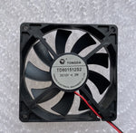 1PC TONGDA TD801512S2 12V 0.6W 2W 8CM 8015 Midea refrigerator cooling fan