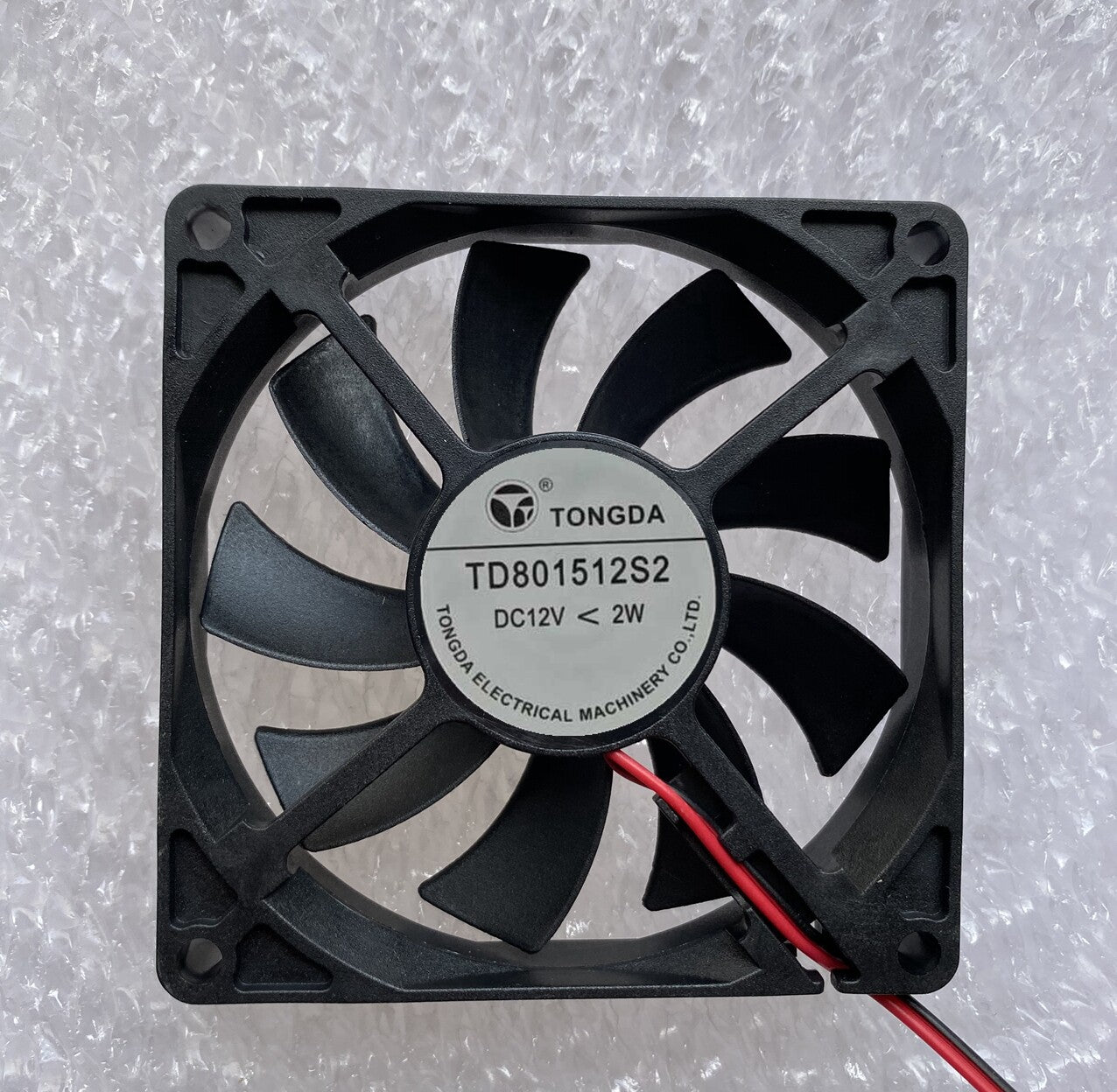 1PC TONGDA TD801512S2 12V 0.6W 2W 8CM 8015 Midea refrigerator cooling fan