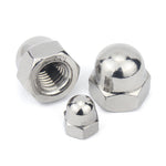 M3 M4 M5 M6 M8 M10 M12 304 Stainless Steel Acorn Nuts Cap Nuts
