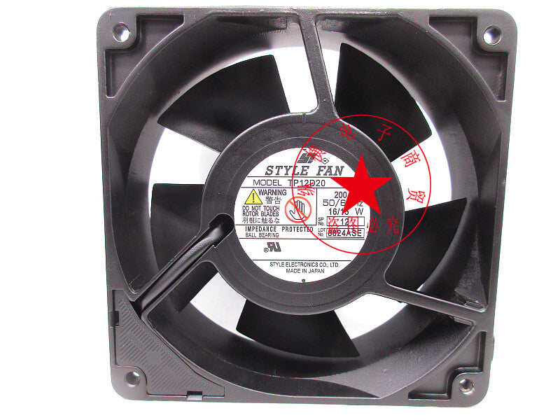 STYLE FAN TP12D20 200V 16/15W all metal high temperature resistant fan