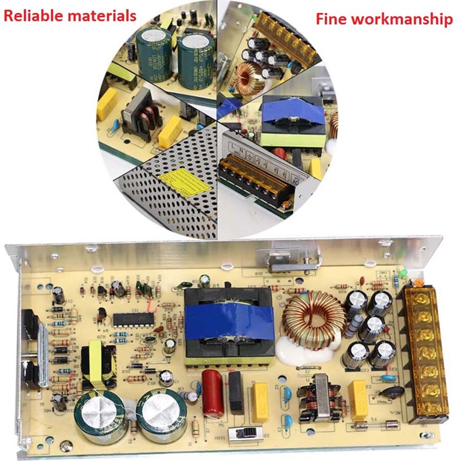 3V/5V/9V/12V/13.8V~48V 10W~3500W DC Regulated Switching Power Supply