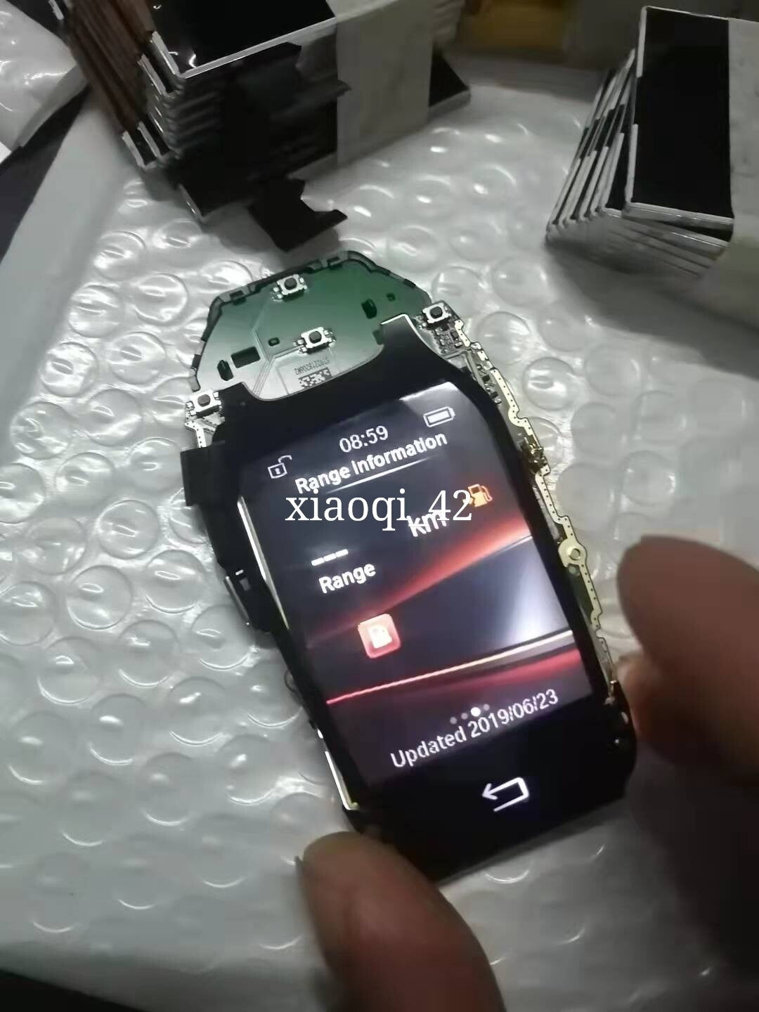 GPM1634A2 GPM1634A0 LCD display with Touch Panel For BMW car key(old version)