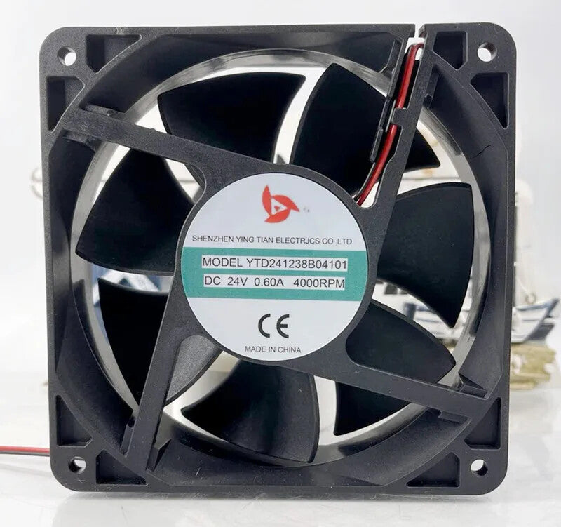 For YTD241238B04101 DC24V 0.6A cooling fan 12CM