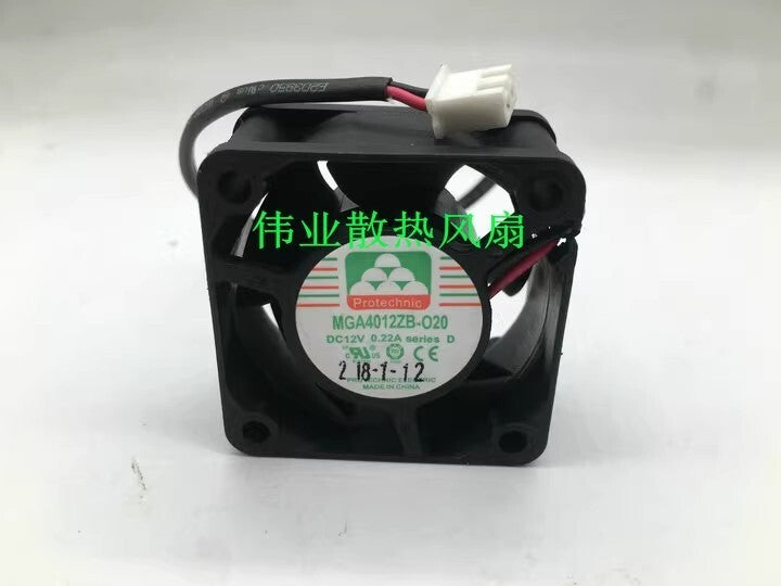 1 PCS MAGIC MGA4012ZB-O20 12V 0.22A 4CM 4020 2-Wire Cooling Fan
