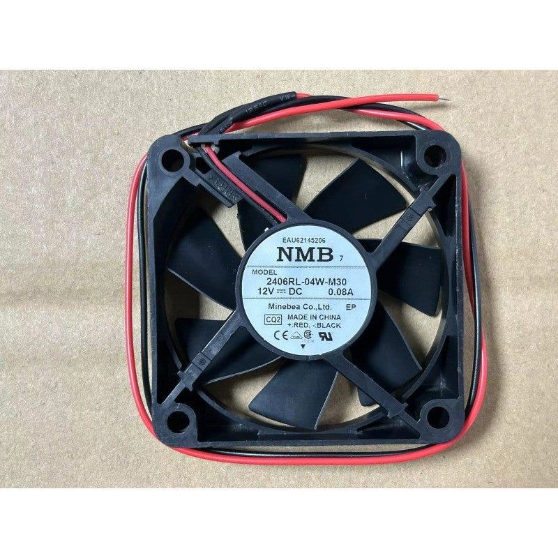 1 PCS NMB Fan 2406RL-04W-M30 DC12V 0.08A 6015 6CM silent cooling fan 2-wire
