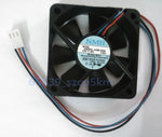 NMB 2406GL-04W-B59 Axial flow Fan 60*60*15mm DC12V 0.26A 3pin Cooling FAN