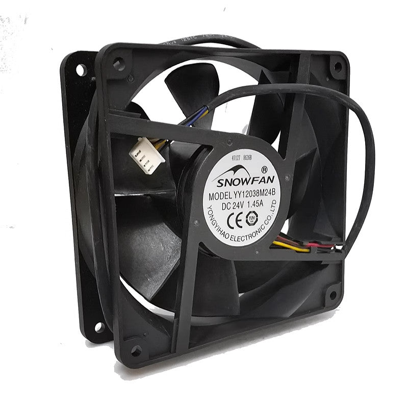 SNOWFAN YY12038M24B DC24V 1.45A 12038 12CM 4-Wire Inverter Cooling Fan