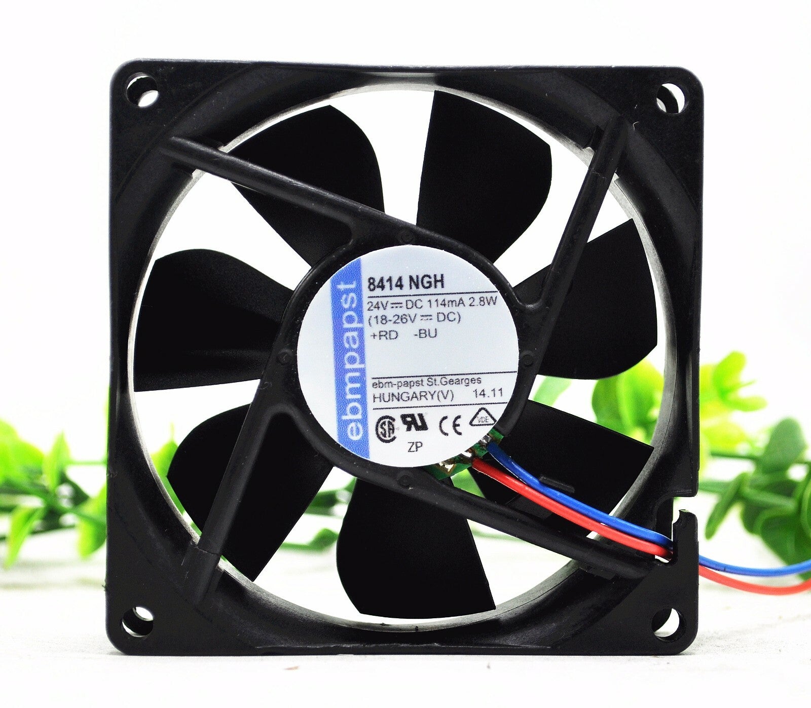 cooling Fan 8414NGH DC24V 8025 8cm 2 wire fan equipment cooling fan