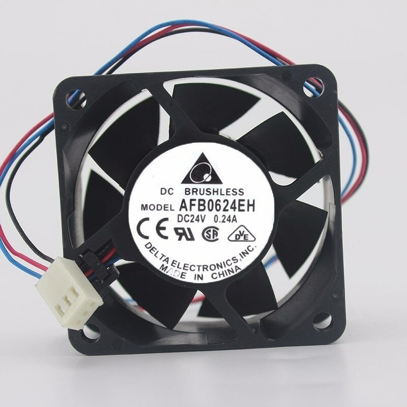 Delta AFB0624EH 6cm 6025 60x60x25mm 24V DC 0.24A Extreme High Speed Fan