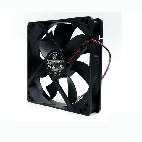1pcs HA1225H12F-Z DC12V 2200RPM 0.58A 120*120*25MM 12CM 2Pin Cooling Fan