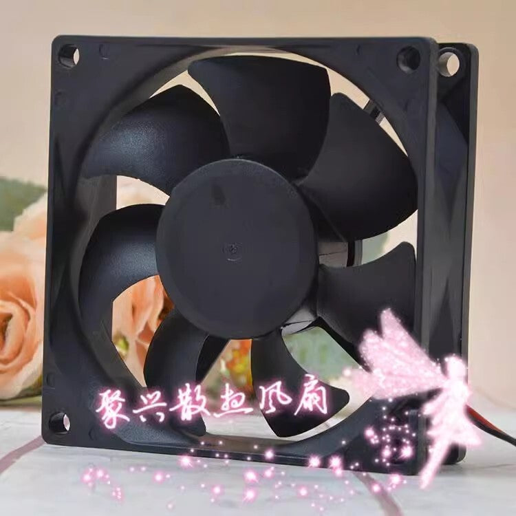 SNOWFAN Y-Y8025H12S 12V 0.51A 8025 8cm 2-Wire Cooling Fan