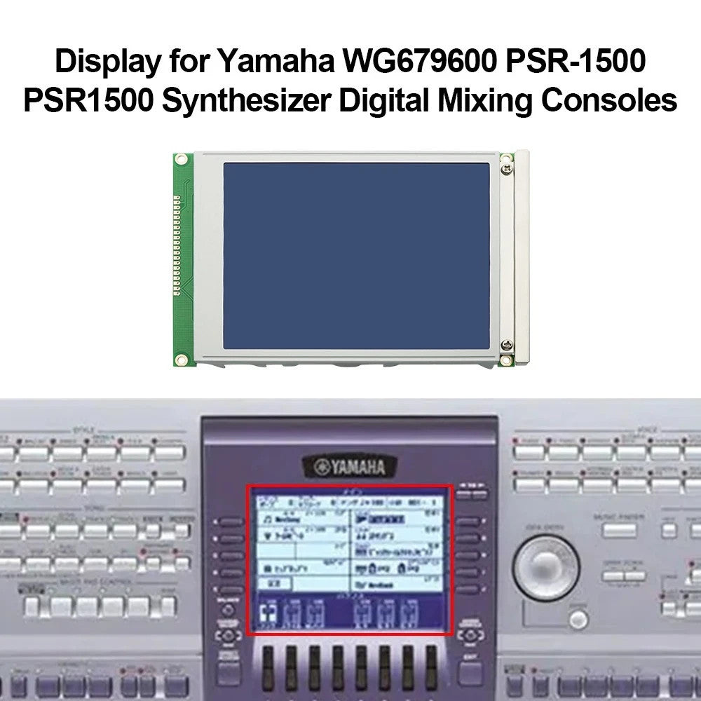 Compatible LCD Display Screen for YAMAHA PSR-1500 PSR1500 Keyboard