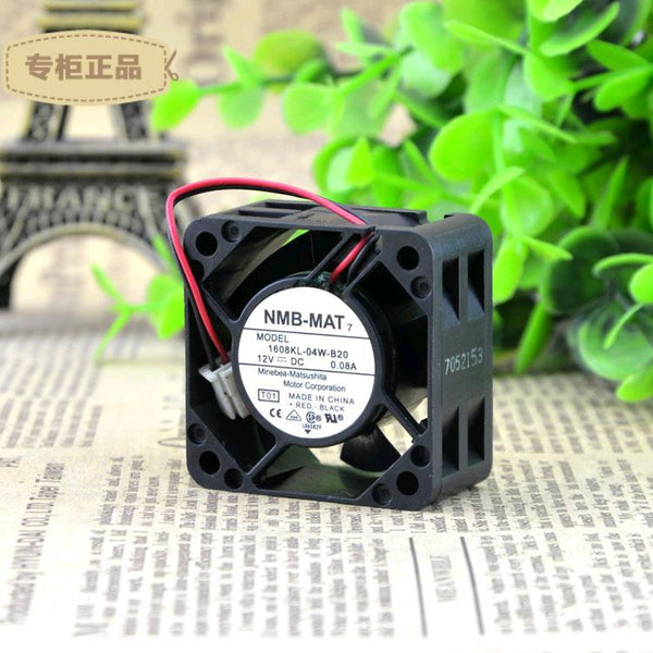 NMB 1608KL-04W-B20 fan 40*40*20mm 2pin 12V 0.08A