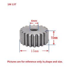 1 Mod 12T-150T Spur Gear 45# Steel Thickness 10mm Motor Pinion Transmission Gear