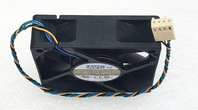 NEW AVC DA07020B12M DC 12V 0.30A 7020 70*70*20MM 7cm 4-PIN CPU cooling fan