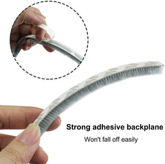 10Meters Window Brush Seal Strip Self Adhesive Weather Stripping Door Sweep