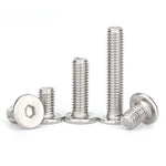 M3 M4 M5 M6 M8 SS Allen Hex Socket Ultra Thin Low Flat Wafer Cap Head Screw Bolt