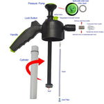 1pc Foam Sprayer Pump Pressure Hand Shampoo Water Bottle Spray Car Wash Auto 2L