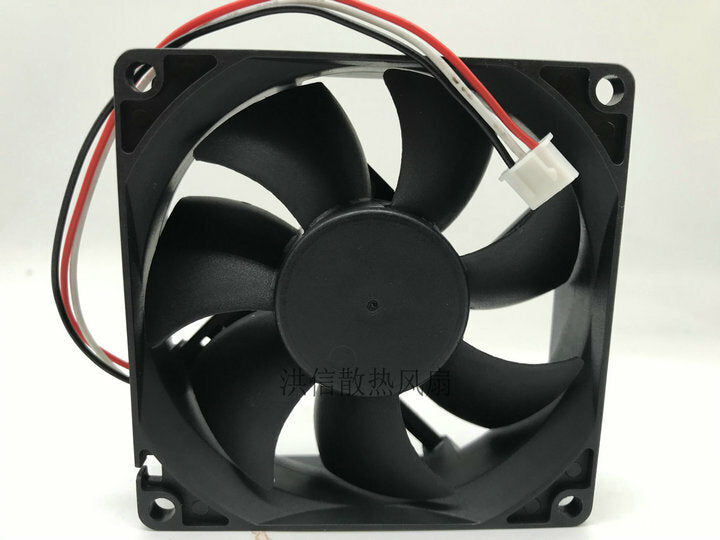 YM M Fan DA08025B12UR DC12V 0.50A 8025 8cm 3-Wire Cooling Fan