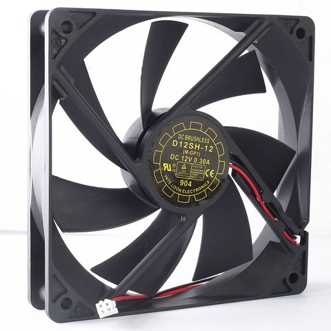 Yate Loon D12SH-12 12V 0.30A fan 120*120*25mm 2pin