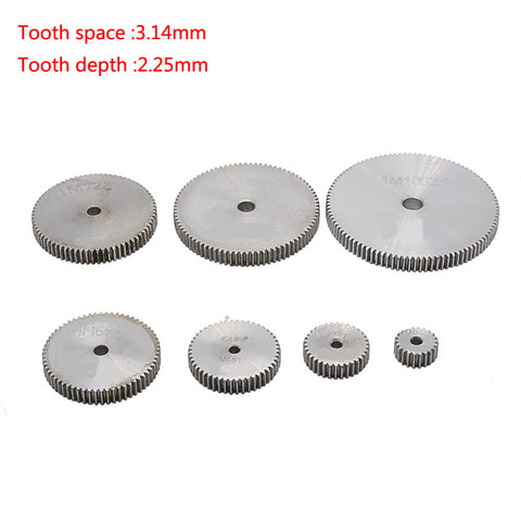 1 Mod 12T-150T Spur Gear 45# Steel Thickness 10mm Motor Pinion Transmission Gear