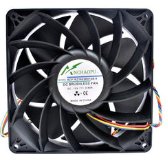 ACP-RZ14038H12B-6 14038 14cm 140mm DC12V 3.60A 4 lines large air cooling fan