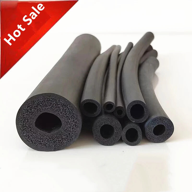 Waterproof Pipe EPDM Rubber Foam Sponge Seal Strip Round Dia.3mm 4mm 6mm-20mm