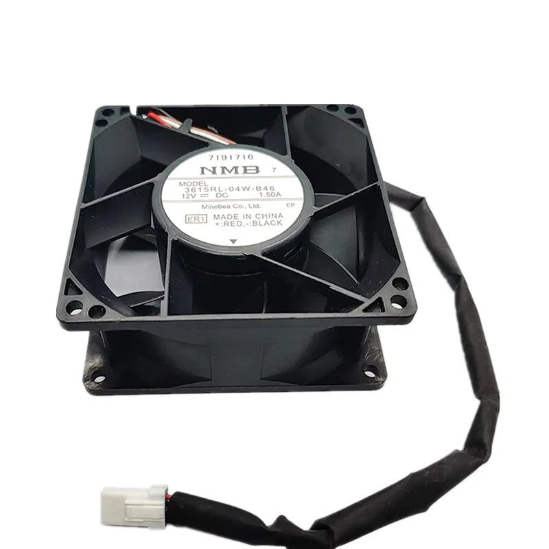 NMB 3615RL-04W-B46 12V 1.5A 9238 9cm 4-wire PWM IP68 waterproof cooling fan