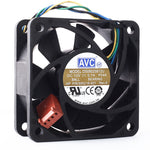 2pcs AVC DS06025B12U P011 60mm 6cm DC 12V 0.70A Pwm server inverter cooling fan