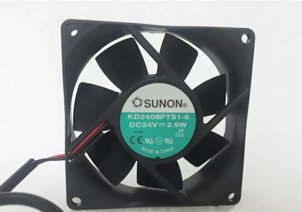 SUNON KD2408PTS1-6 DC24V 2.9W 80*25mm 2pin Inverter Cooling Fan