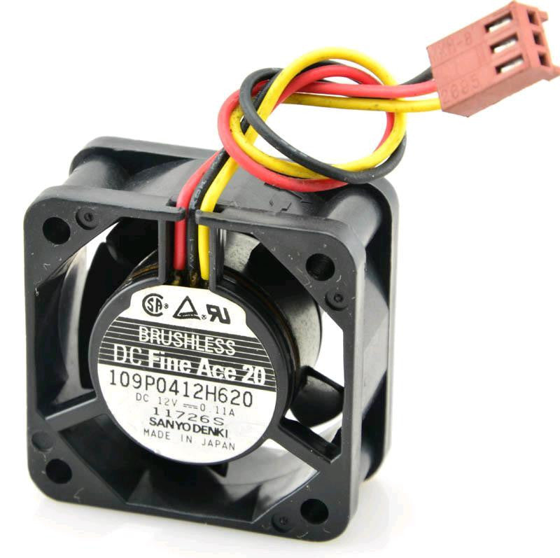 San Ace 109P0412H620 40x40x20mm DC 12V 0.11A 3Pin Chassis Cooling Fan