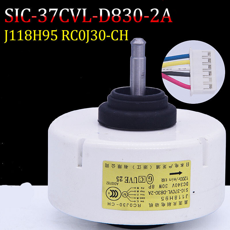 Motor air conditioner internal fan SIC-37CVL-D830-2A Motor RCJ30-CH J118H95
