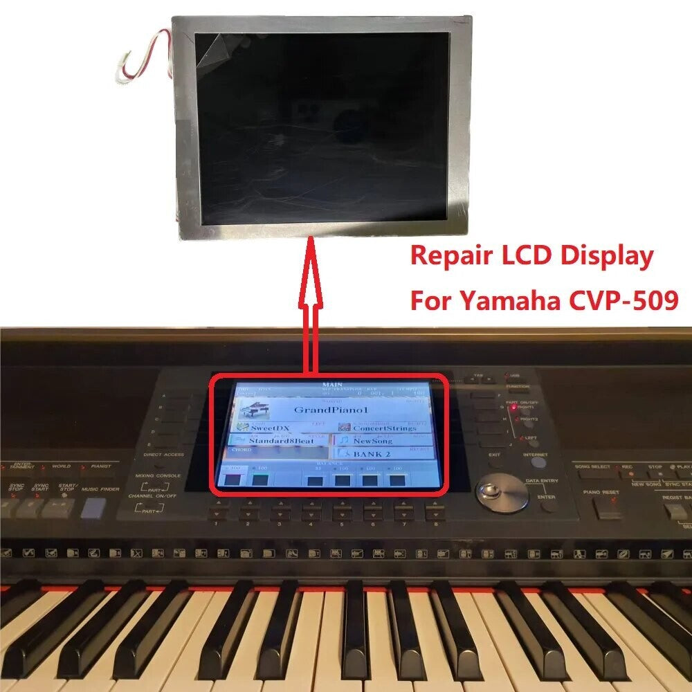 1 pcs LCD For YAMAHA Clavinova CVP-509 CVP509 Tyros3 ZE941600 WN675600 Repair
